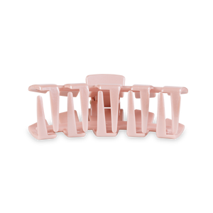 TELETIES - Classic Hair Clip | Medium | Pearly Pink