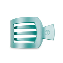 Load image into Gallery viewer, TELETIES - Square Flat Hair Clip | Large | Totally Turquoise

