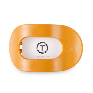 TELETIES - Round Flat Hair Clip | Large | Mango for it!