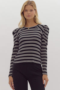 Thin Line Striped Top
