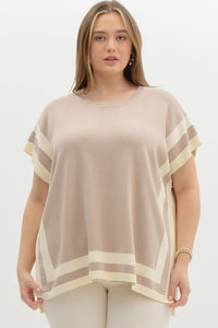 Curvy Boxy Knit Top