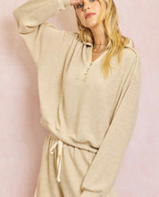 Load image into Gallery viewer, Waiting on You Waffle Long Sleeve Top
