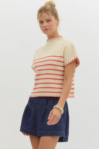 Soak it up Short Sleeve Sweater