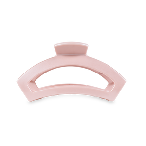 TELETIES - Open Hair Clip | Medium | Pearly Pink