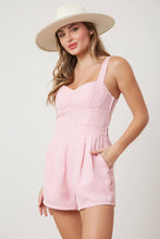 Load image into Gallery viewer, Shania Tweed Bustier Romper
