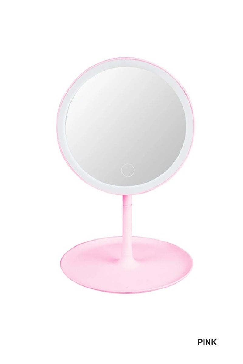 MAGNIFYING LED MAKEUP VANITY MIRROR
