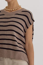 Load image into Gallery viewer, Cruella Stripe Top
