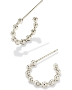 Oliver Silver Huggie Earrings