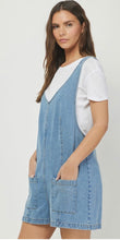 Load image into Gallery viewer, Denim Romper Overalls

