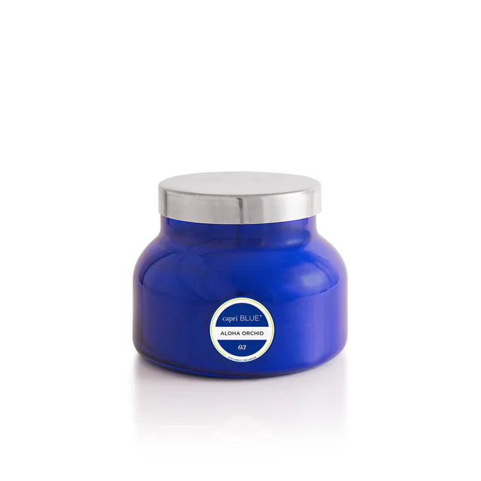 Capri Blue-Aloha Orchid Blue Signature Candle, 19 oz
