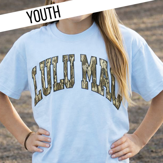 Lulu Mac Youth Bottomland Chambray Comfort Colors Tee
