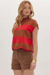 Autumn Stripe Top