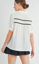 Load image into Gallery viewer, Shirley Shirred Short Sleeve Top
