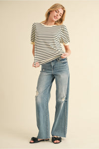Never Go Wrong Striped Top
