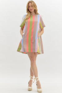 Stacey mini swing dress