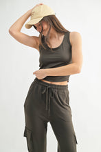 Load image into Gallery viewer, Brushed Hacci Lounge Tank Top
