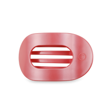 Load image into Gallery viewer, TELETIES - Round Flat Hair Clip | Medium | Calming Coral
