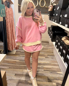Barbie Track Top with Contrast Trim
