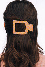 Load image into Gallery viewer, TELETIES - Square Flat Hair Clip | Medium | Sunny Days Ahead
