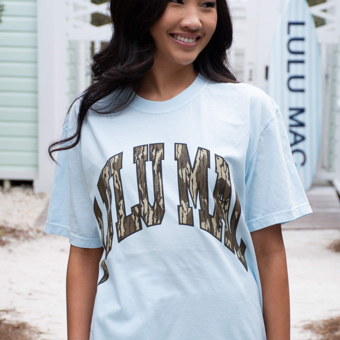 Lulu Mac Bottomland Chambray Comfort Colors Tee