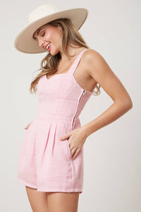 Shania Tweed Bustier Romper