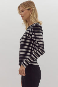 Thin Line Striped Top