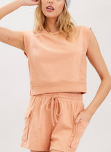 Load image into Gallery viewer, Cotton Terry Contrast Sweatshirt and Shorts
Set
