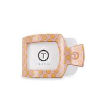 Load image into Gallery viewer, TELETIES - Square Flat Hair Clip | Medium | Sunny Days Ahead

