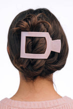 Load image into Gallery viewer, TELETIES - Square Flat Hair Clip | Large | Pearly Pink
