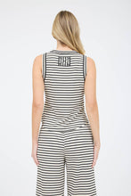 Load image into Gallery viewer, Blu Pepper - STRIPE ROUND NECK SLEEVELESS KNIT TANK TOP
