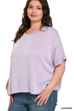 Load image into Gallery viewer, Curvy Zenana Ribbed Striped Oversized Top
