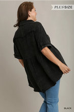 Load image into Gallery viewer, Curvy Mineral Button Down Tunic
