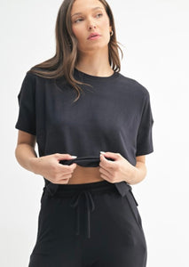 Brushed Hacci Dolman Top