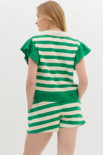 Load image into Gallery viewer, Crazy about Stripes Collar Top
