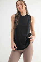 Load image into Gallery viewer, Notched Sleeveless Flowy Tank Top
