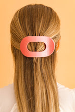 Load image into Gallery viewer, TELETIES - Round Flat Hair Clip | Large | Calming Coral

