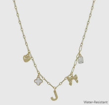 Load image into Gallery viewer, Initial Charm Necklace
