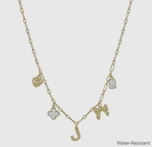 Initial Charm Necklace
