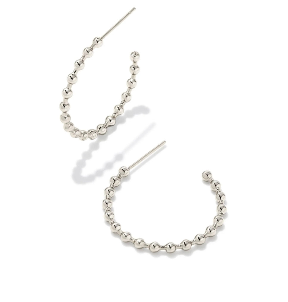 Oliver Silver Hoop Earrings