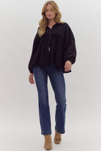 Load image into Gallery viewer, Ruffled Smocked Zip Up Jacket
