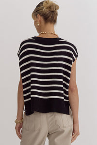 Cruella Stripe Top