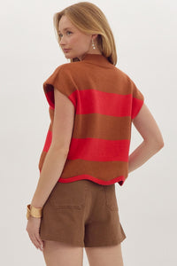 Autumn Stripe Top