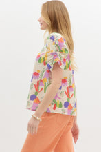 Load image into Gallery viewer, Mallie multicolor Floral Top
