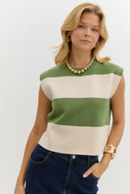 Load image into Gallery viewer, Sassy Muscle Striped Top
