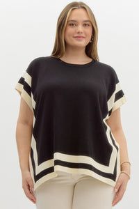 Curvy Boxy Knit Top