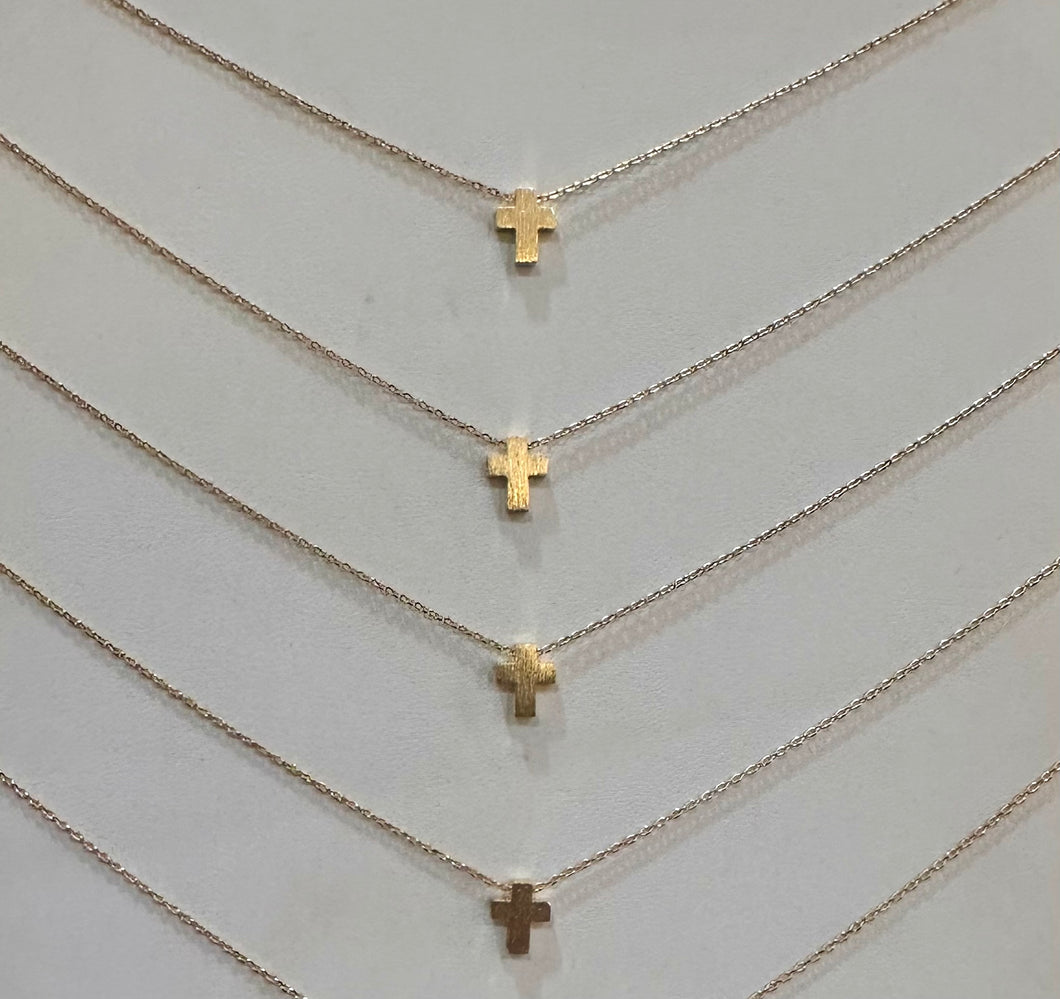 Gold Cross Necklace