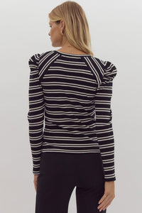 Thin Line Striped Top