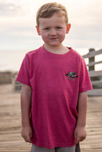 Load image into Gallery viewer, Youth Tee - Flying Duck - Heather Crimson
