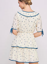 Load image into Gallery viewer, Bella Bow Printed Mini Dress
