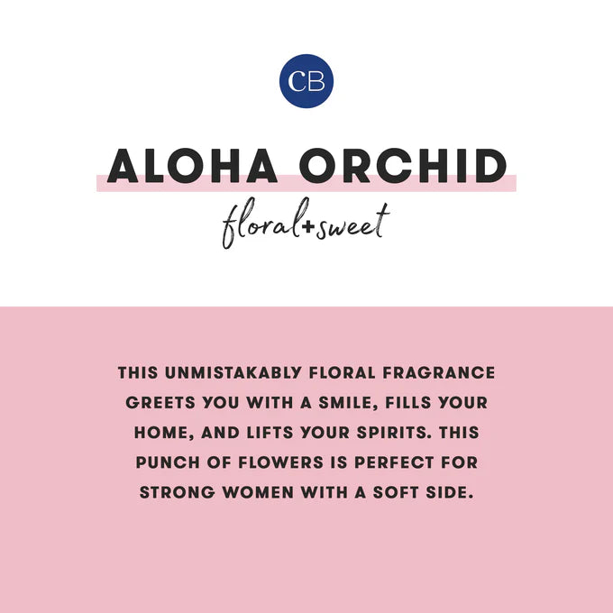 Capri Blue-Aloha Orchid Blue Signature Candle, 19 oz